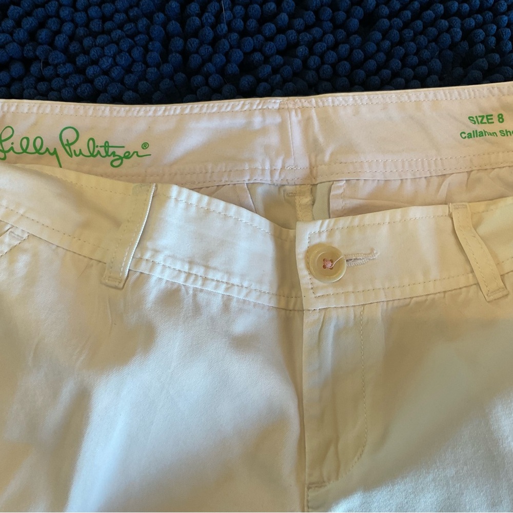 Lilly Pulitzer White Callahan Shorts - Picture 5 of 6